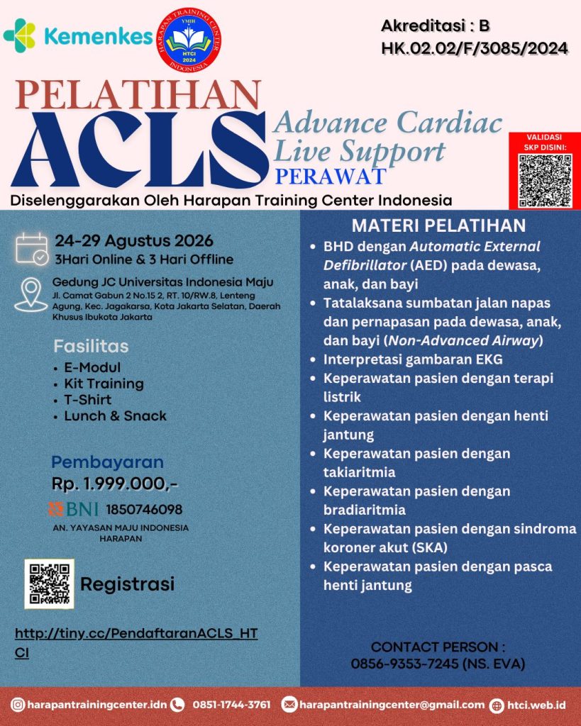 PELATIHAN ACLS (ADVANCED CARDIAC LIFE SUPPORT)